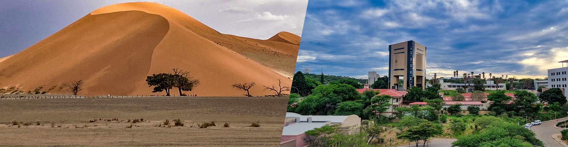 Dunes and Windhoek Skyline